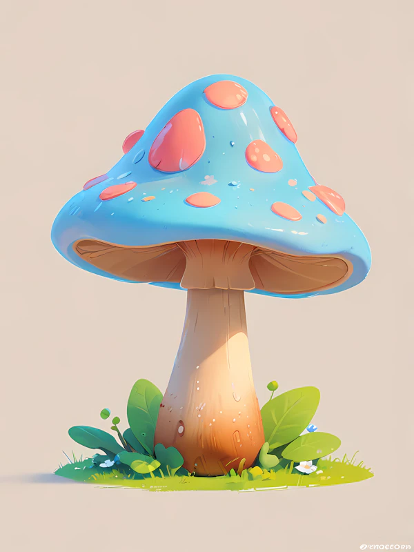 Whimsical Mushroom Art