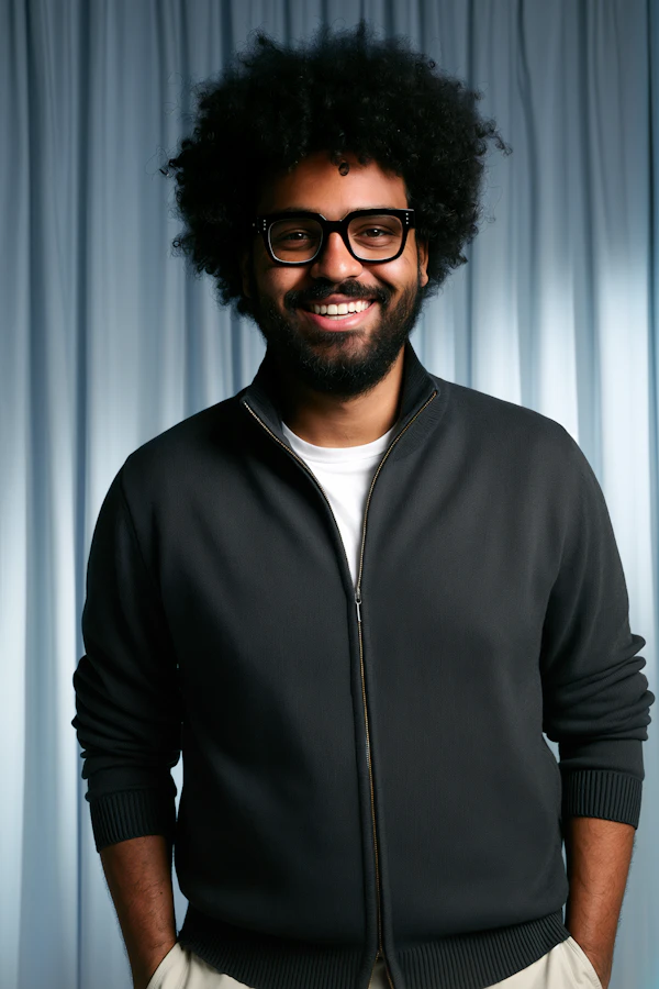Cheerful Man Portrait