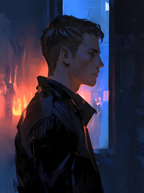 Profile Illustration Scene
