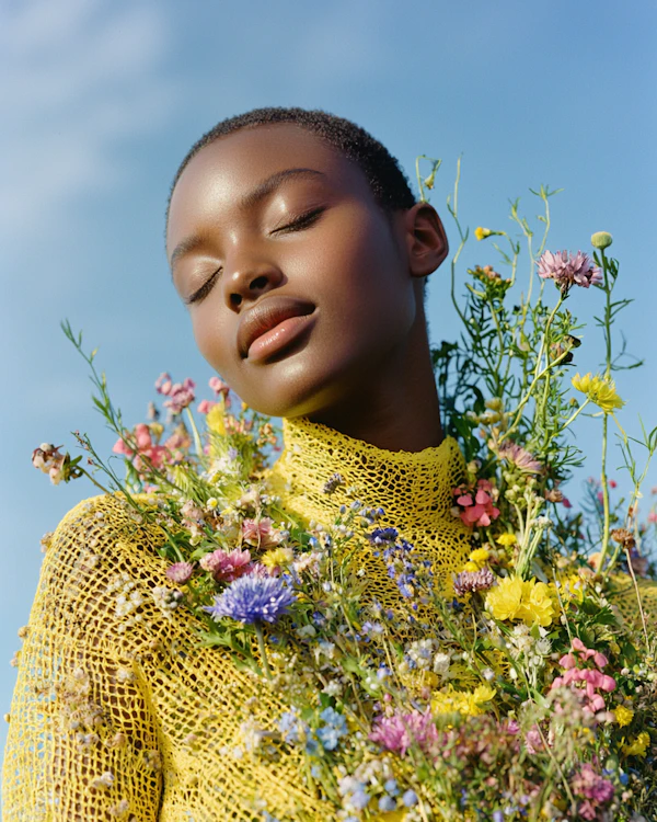 Serene Woman in Nature