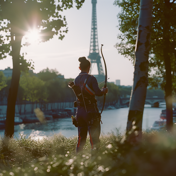 Archer Overlooking Paris