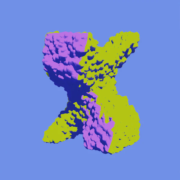 Abstract X Shape
