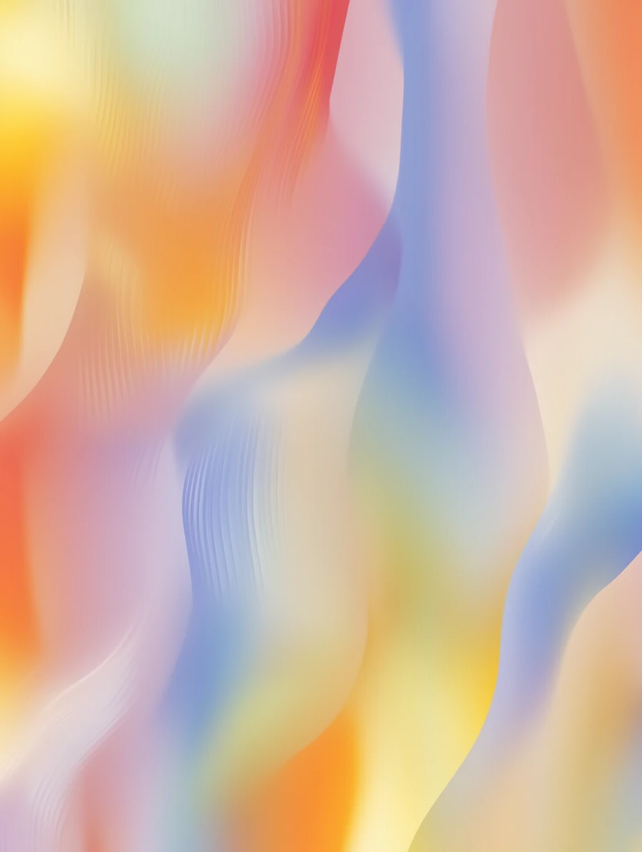 Pastel Gradient Waves