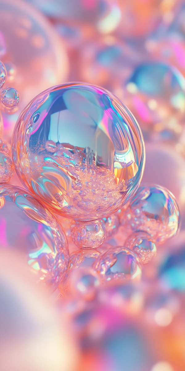 Iridescent Soap Bubbles