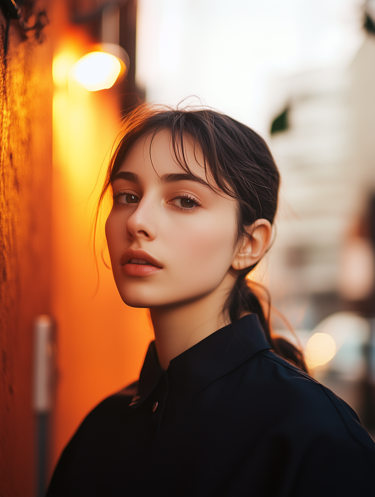 Serene Portrait of a Young Woman