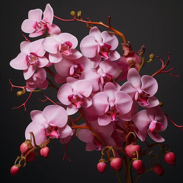 Vibrant Pink Orchid Splendor