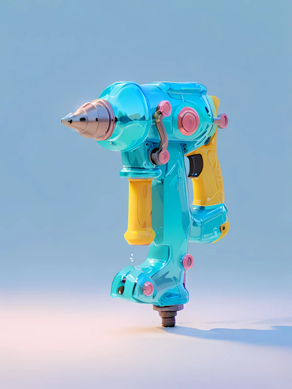 Futuristic 3D Drill