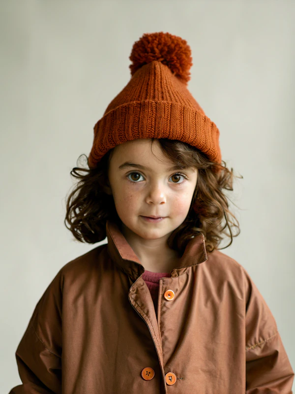 Child in Warm Attire