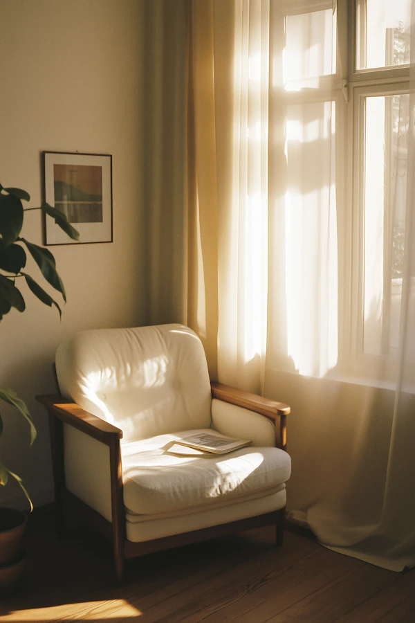 Cozy Sunlit Room Corner
