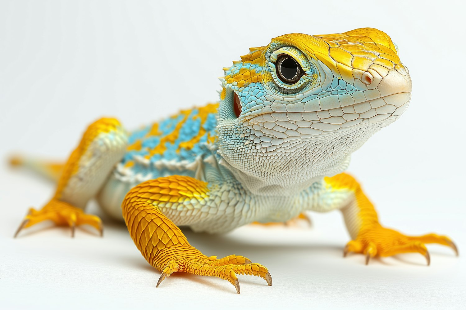 Vividly Colored Lizard