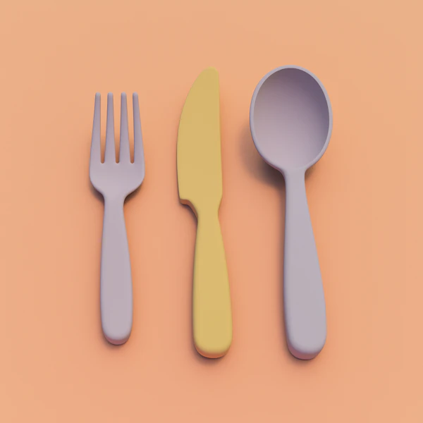 Minimalist Utensils Art