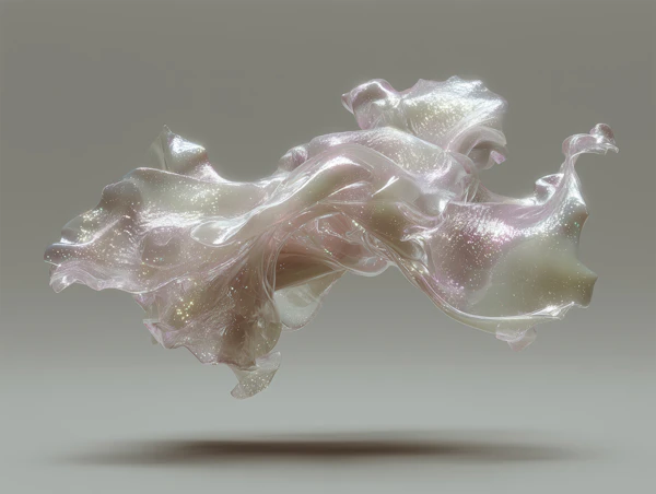 Shimmering Abstract Form