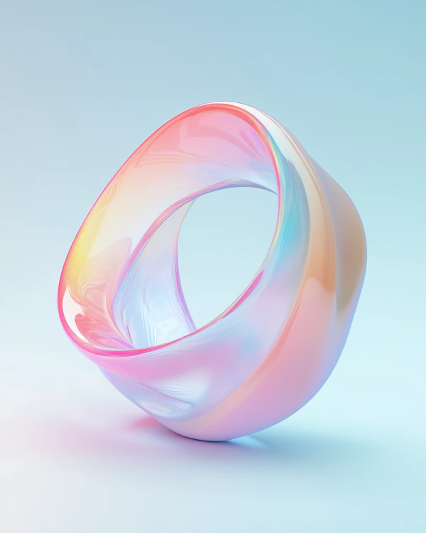 Abstract Pastel Sculpture