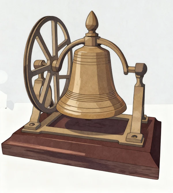 Brass Bell on Base