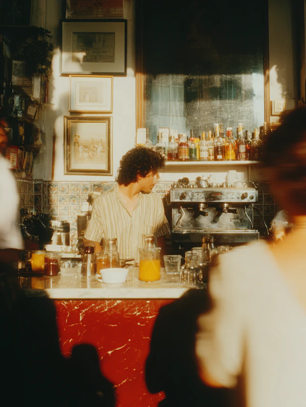 Cozy Café Scene