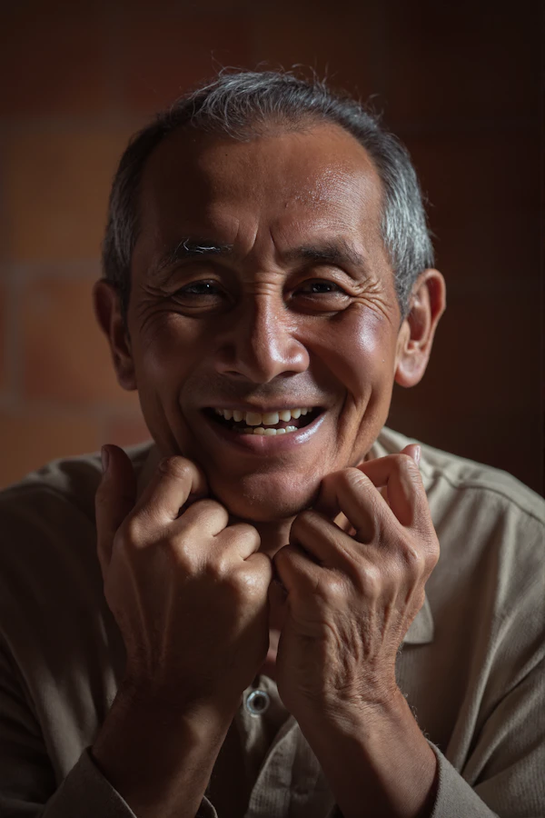Warm Portrait of Elder