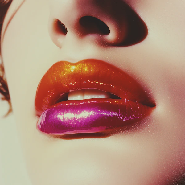 Vibrant Lip Close-Up