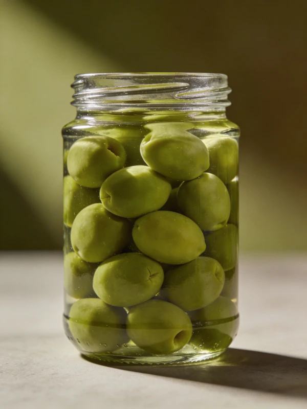 Jar of Green Olives