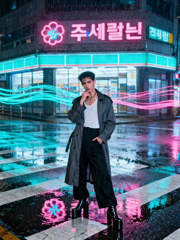 Neon Night Elegance