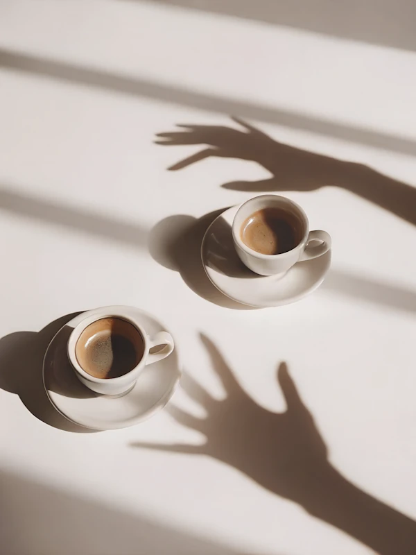 Coffee Cups and Shadows
