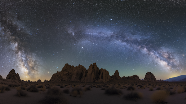 Starry Desert Night