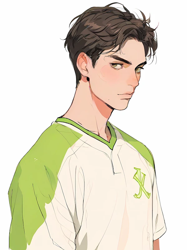 Young Man Illustration