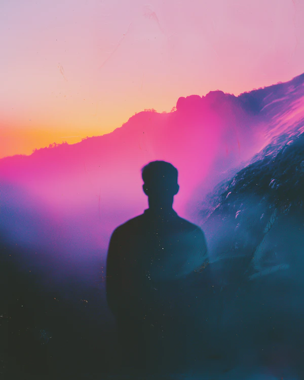 Surreal Silhouette Scene