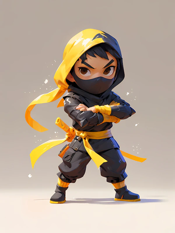 Stylized Ninja Artwork