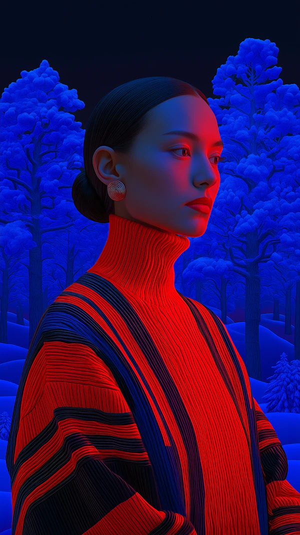 Surreal Woman Portrait