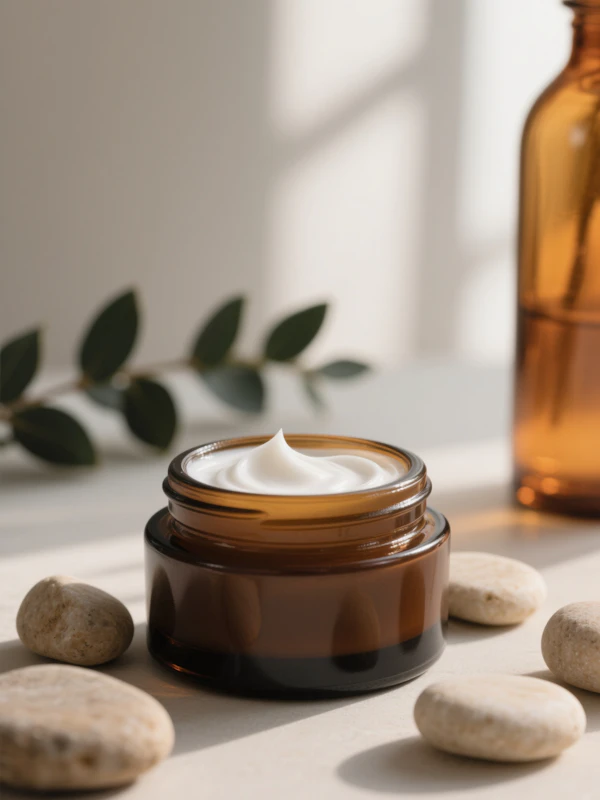 Minimalist Cream Jar