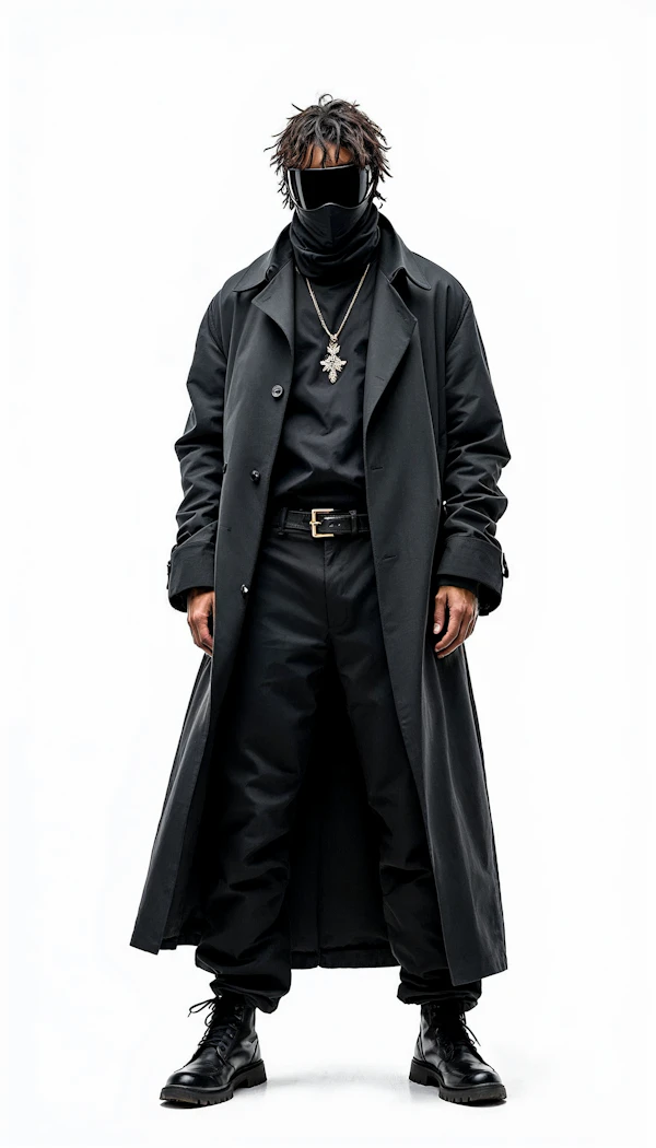 Mysterious Person in Black