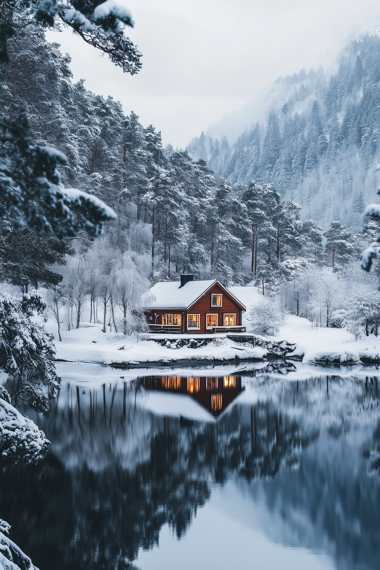 Cozy Winter Cabin