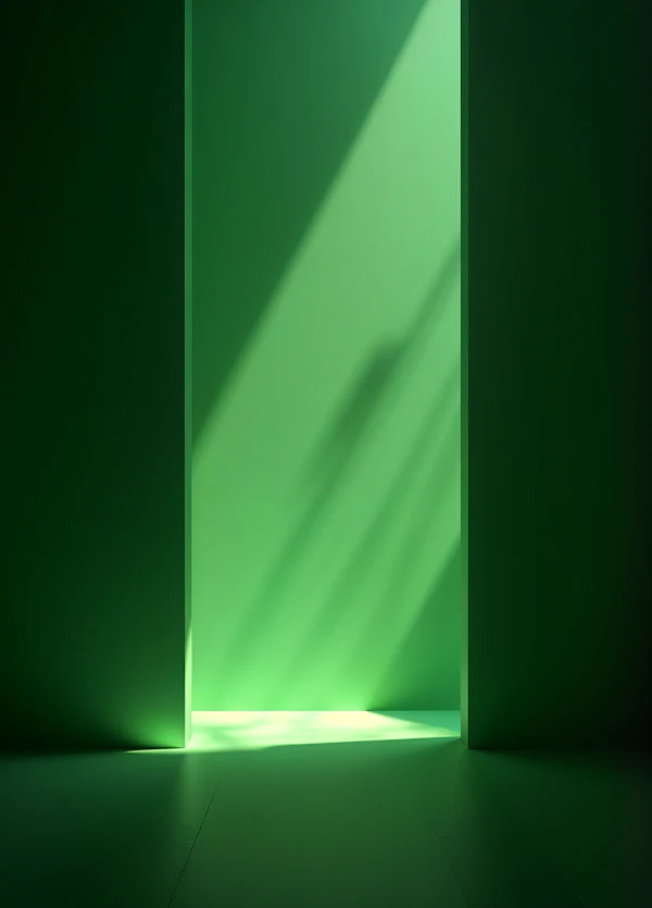 Minimalist Green Scene