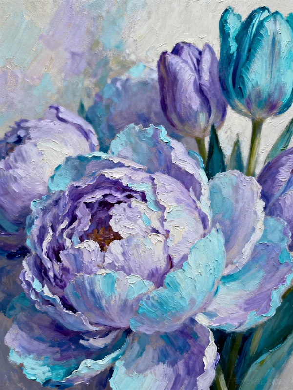 Vibrant Floral Painting