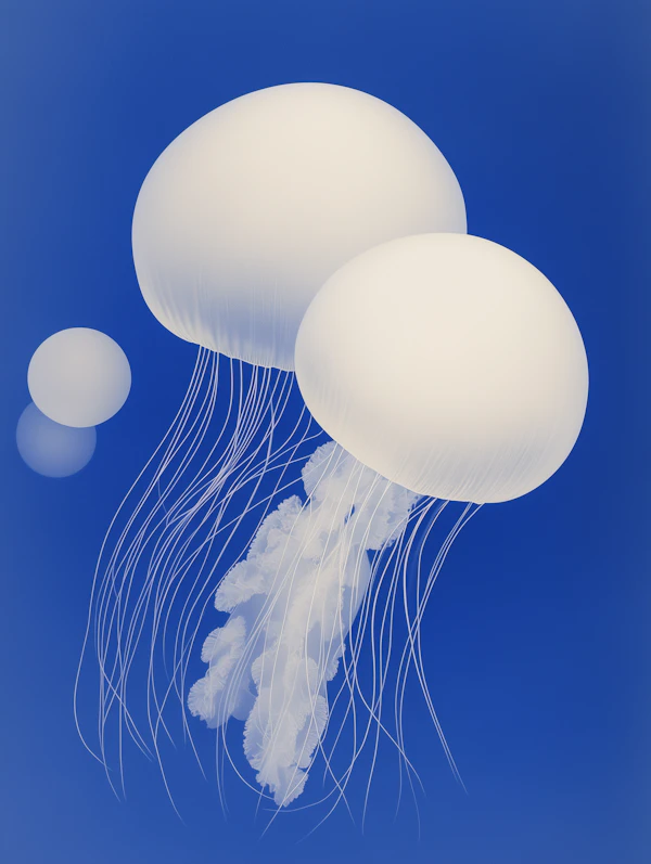 Ethereal Jellyfish Scene