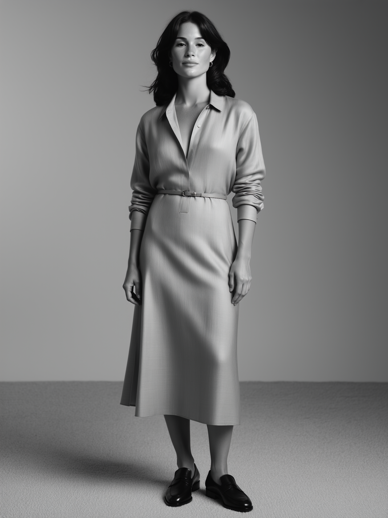 Monochrome Woman Portrait