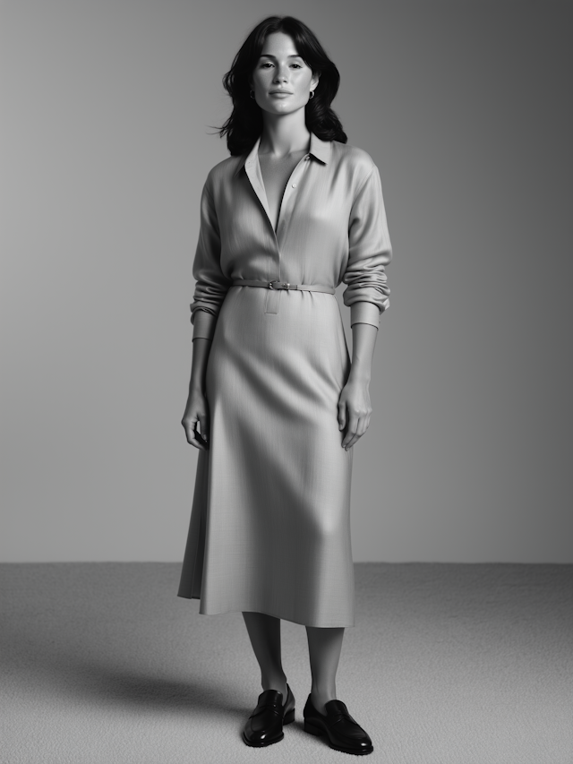 Monochrome Woman Portrait