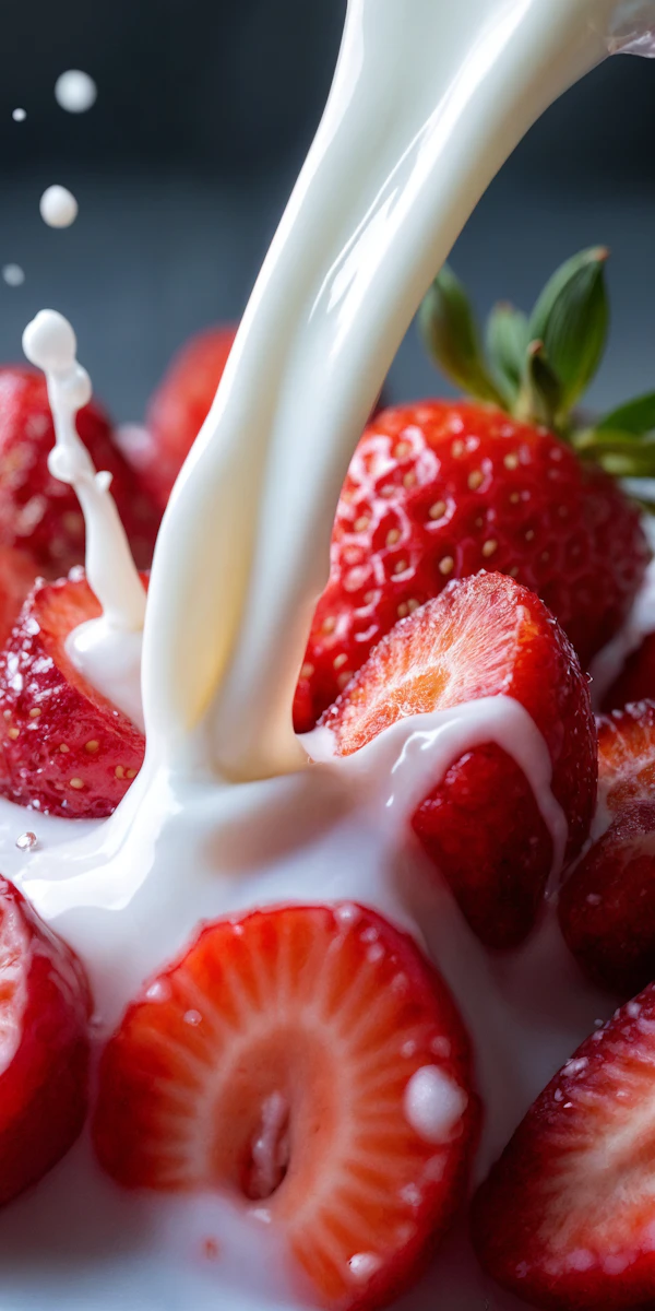 Strawberries and Milk