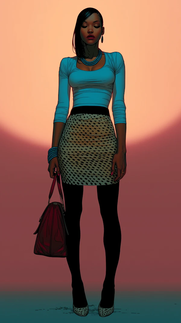 Stylized Woman Portrait