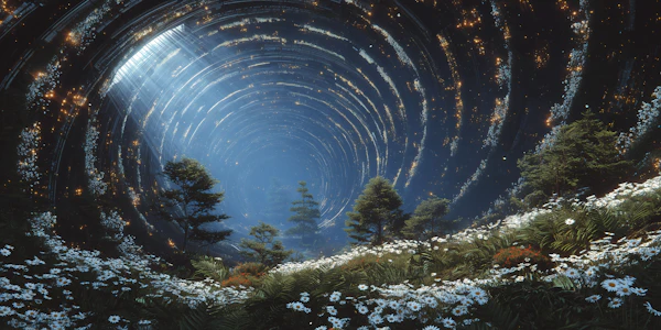 Celestial Meadow Scene