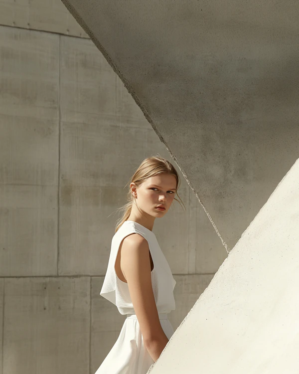 Minimalist Fashion Portrait
