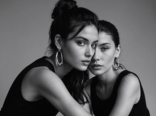 Intimate Portrait of Two Women