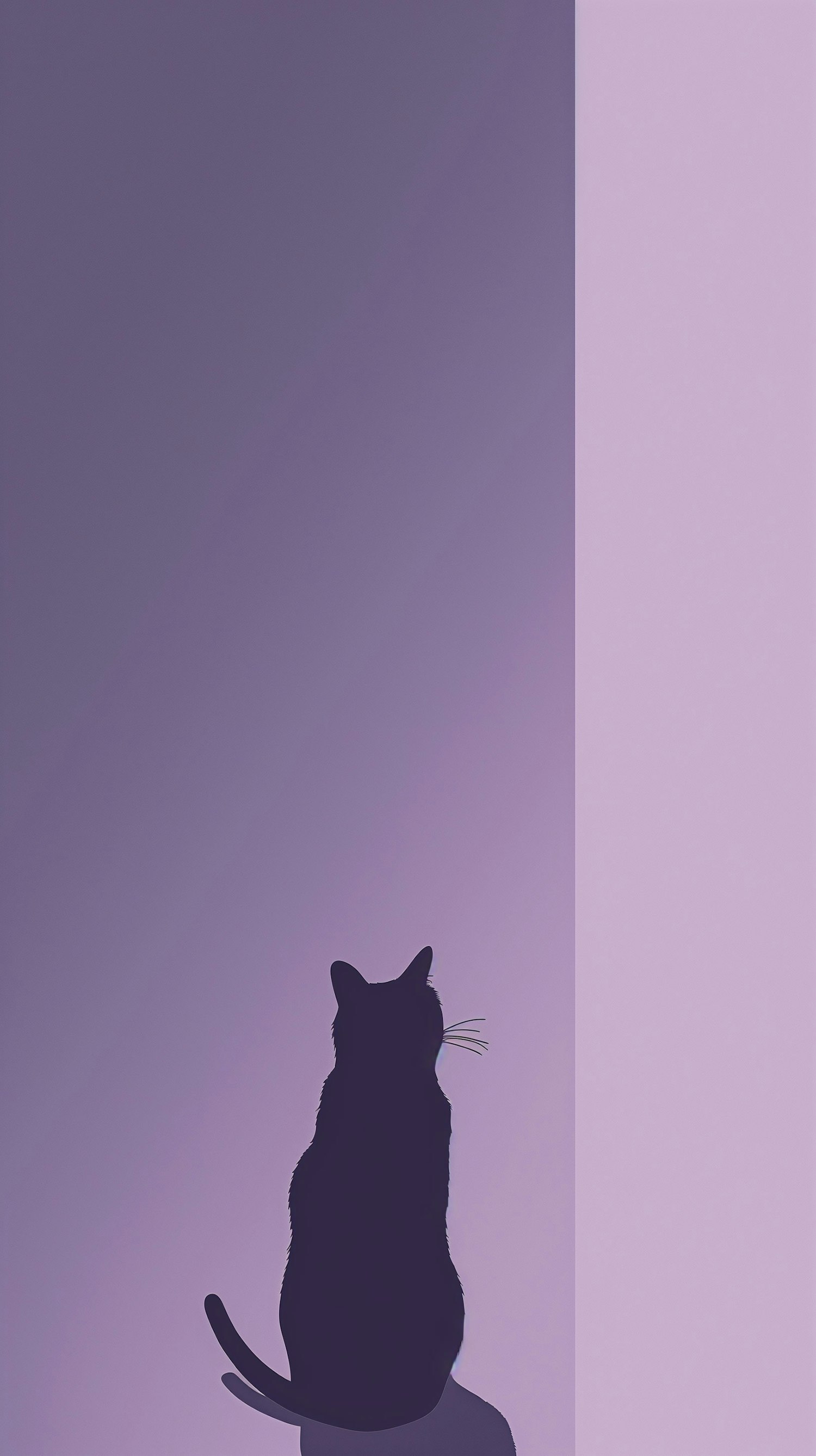 Serene Cat Silhouette