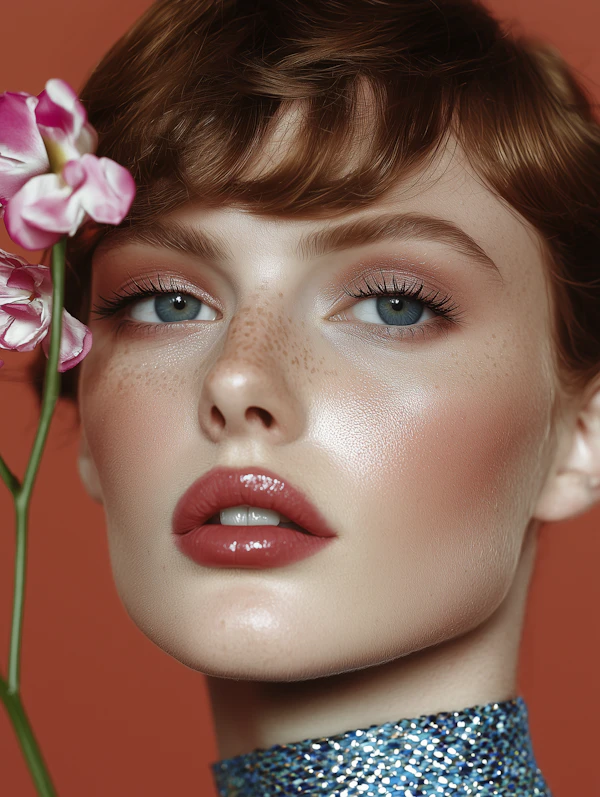 Freckled Beauty Portrait