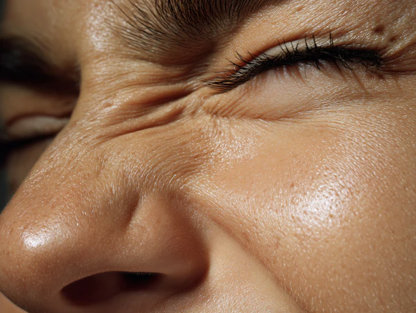 Close-Up Face Texture