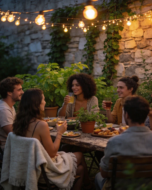 Outdoor Dinner Gathering