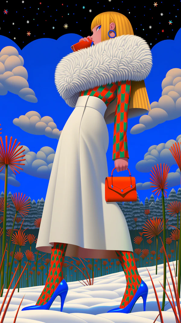 Stylized Fashion Scene