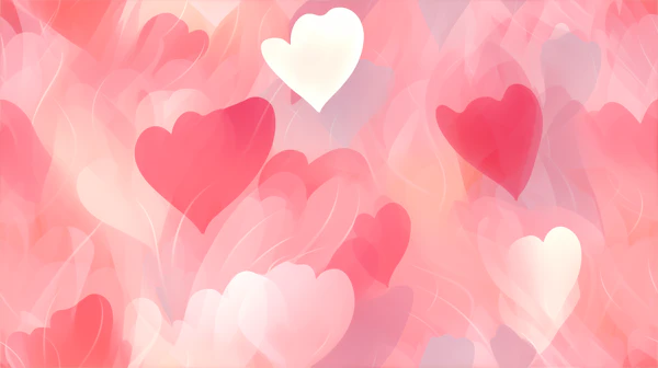 Abstract Heart Shapes