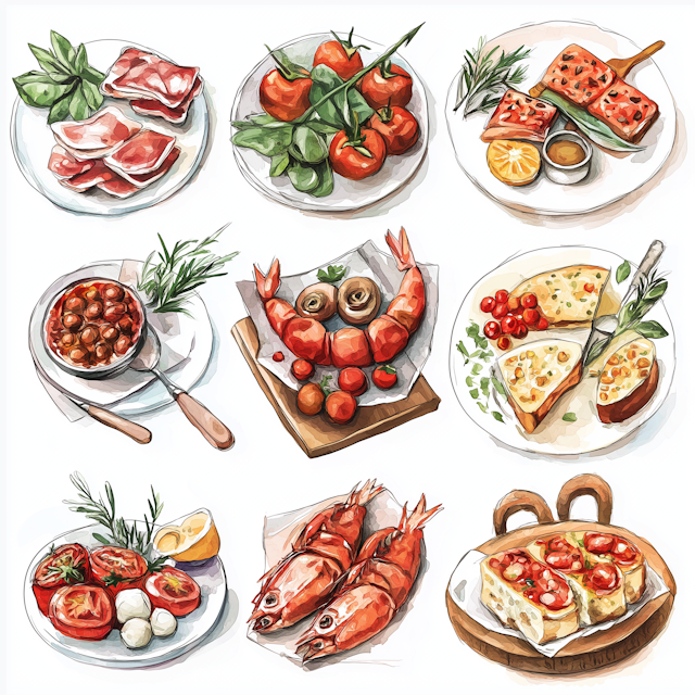 Mediterranean Feast Art