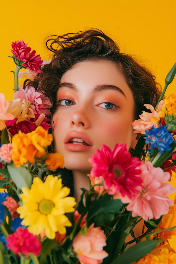 Floral Portrait Beauty